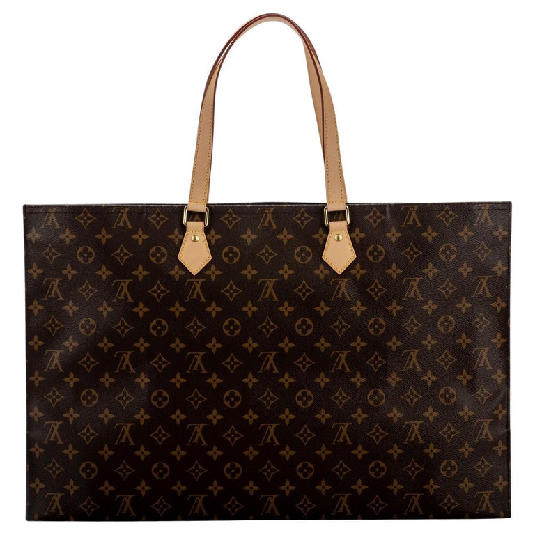 Louis Vuitton Brown Monogram Coated Canvas All-In GM Tote Gold