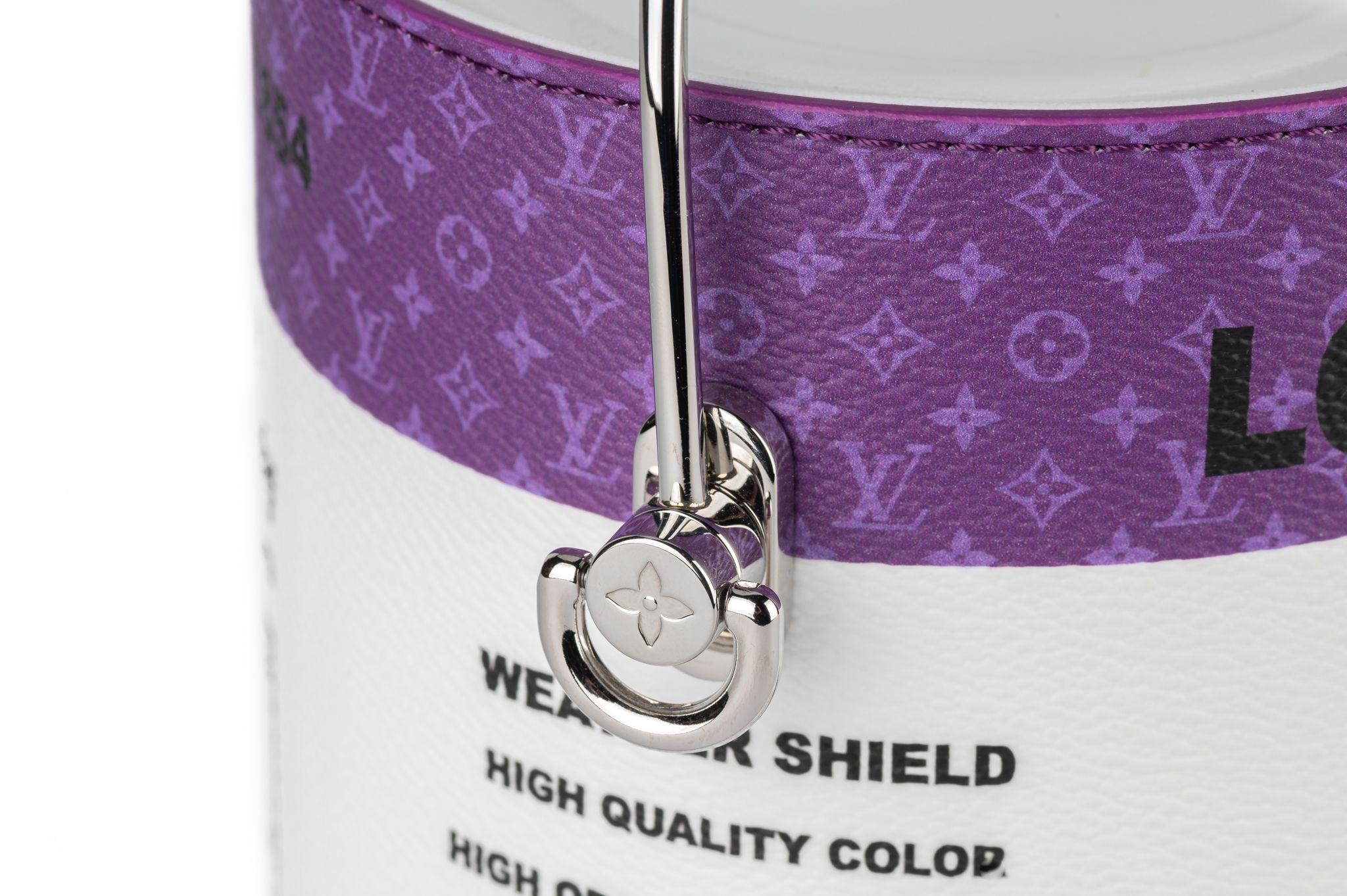 Louis Vuitton NIB Paint Can Monogram Purple For Sale 4