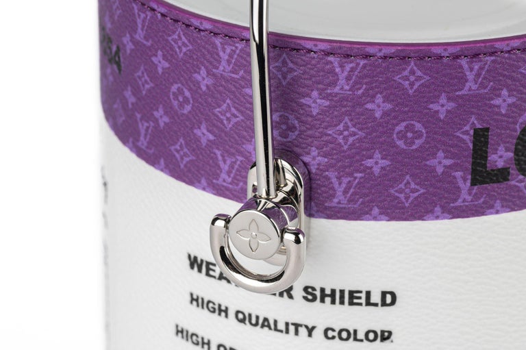 Louis Vuitton NIB Paint Can Monogram Purple For Sale at 1stDibs