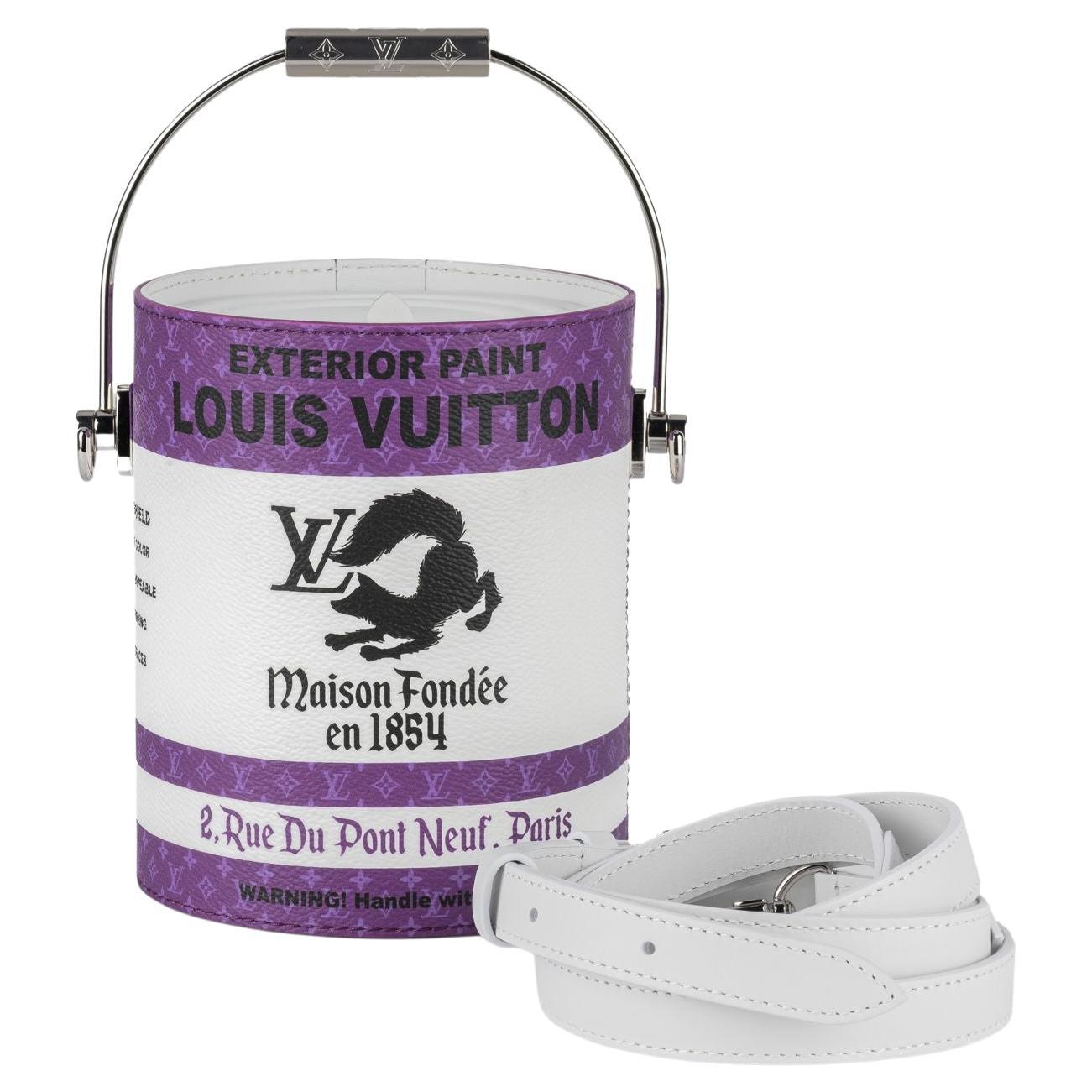 Louis Vuitton NIB Paint Can Monogram Purple For Sale