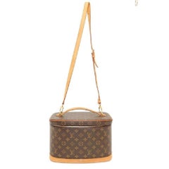 Louis Vuitton Nice Monogram Vanity 2way Trunk 867349 Brown Shoulder Bag