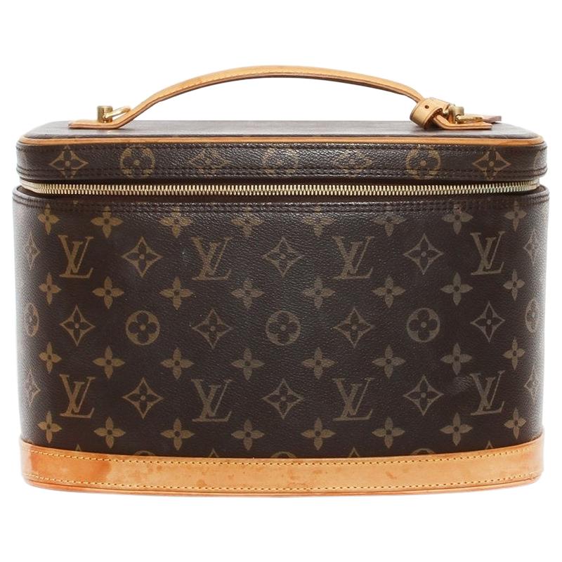 Leather vanity case Louis Vuitton Brown in Leather - 27315499