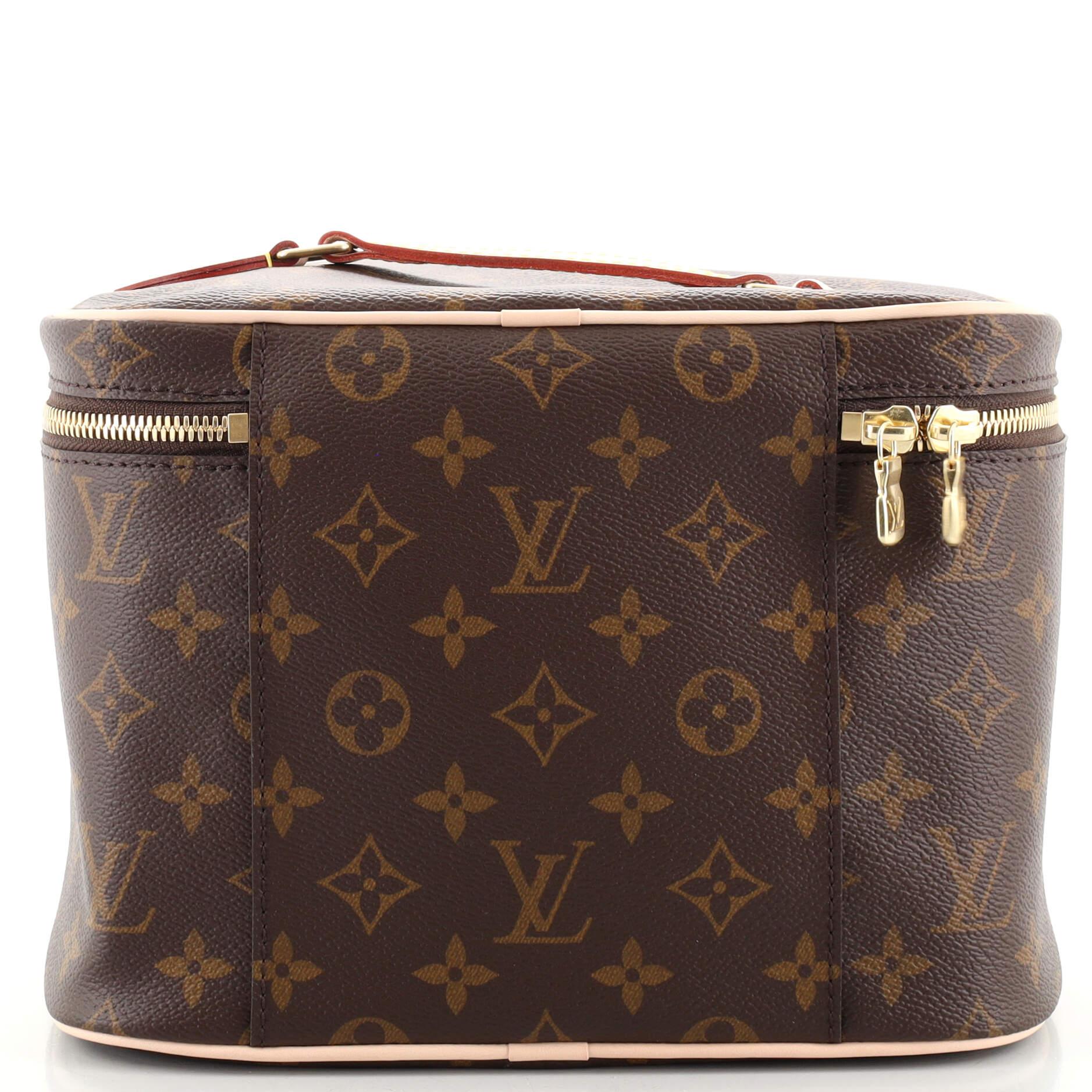 Louis Vuitton Nice Vanity Case Monogram Canvas BB In Good Condition In NY, NY