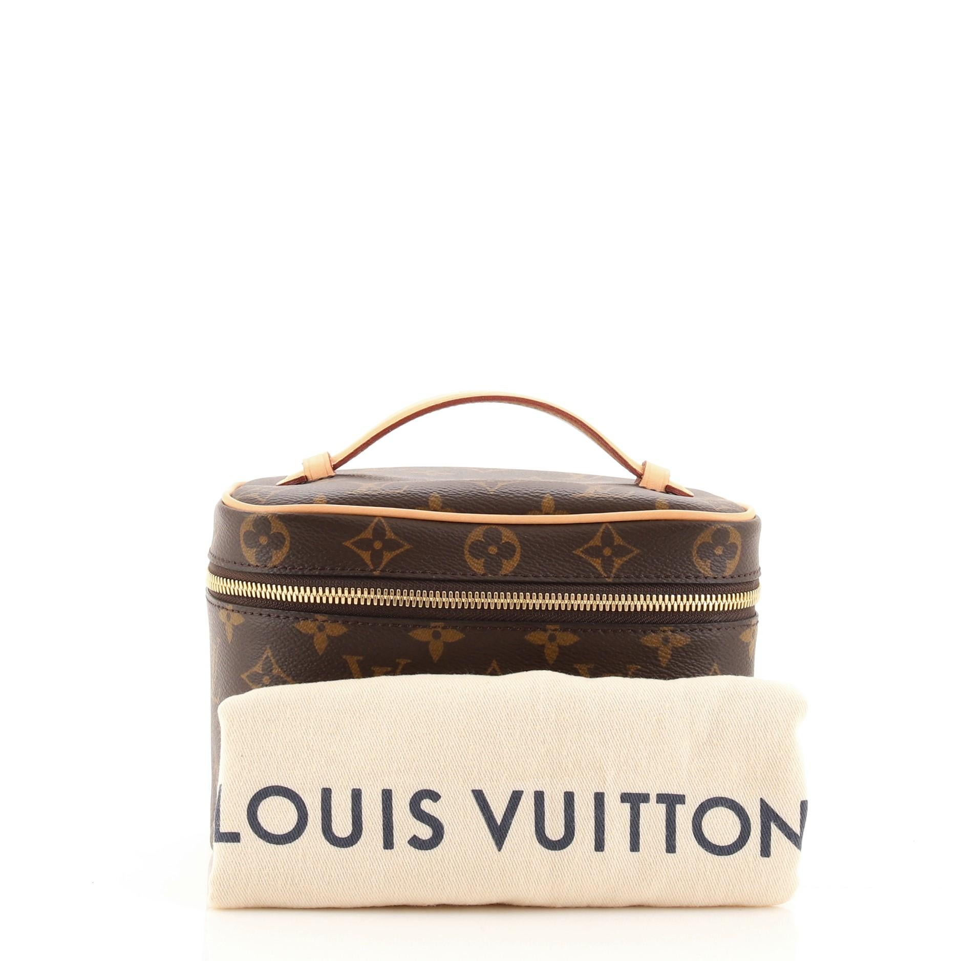 Louis Vuitton Nice Vanity Case Monogram Canvas Mini at 1stDibs