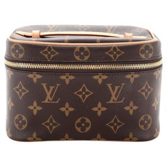 Louis Vuitton-Schminktasche mit Monogramm aus Segeltuch Mini