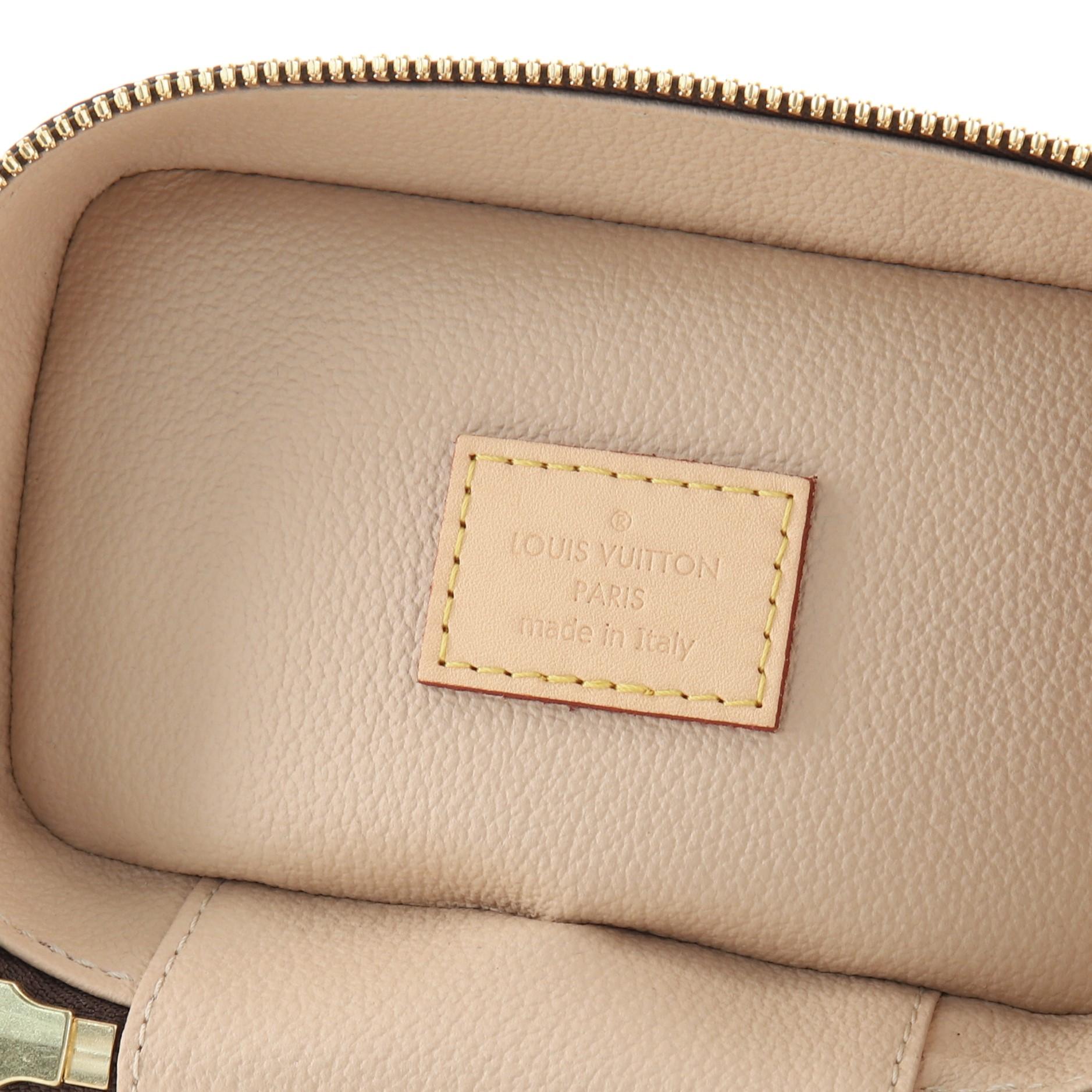 Sac à main Louis Vuitton Nice Vanity Case Monogram Canvas Nano 1