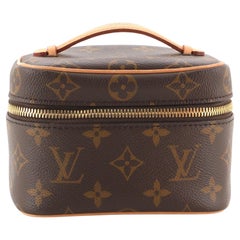 Louis Vuitton Nice Vanity Case mit Monogramm aus Segeltuch Nano