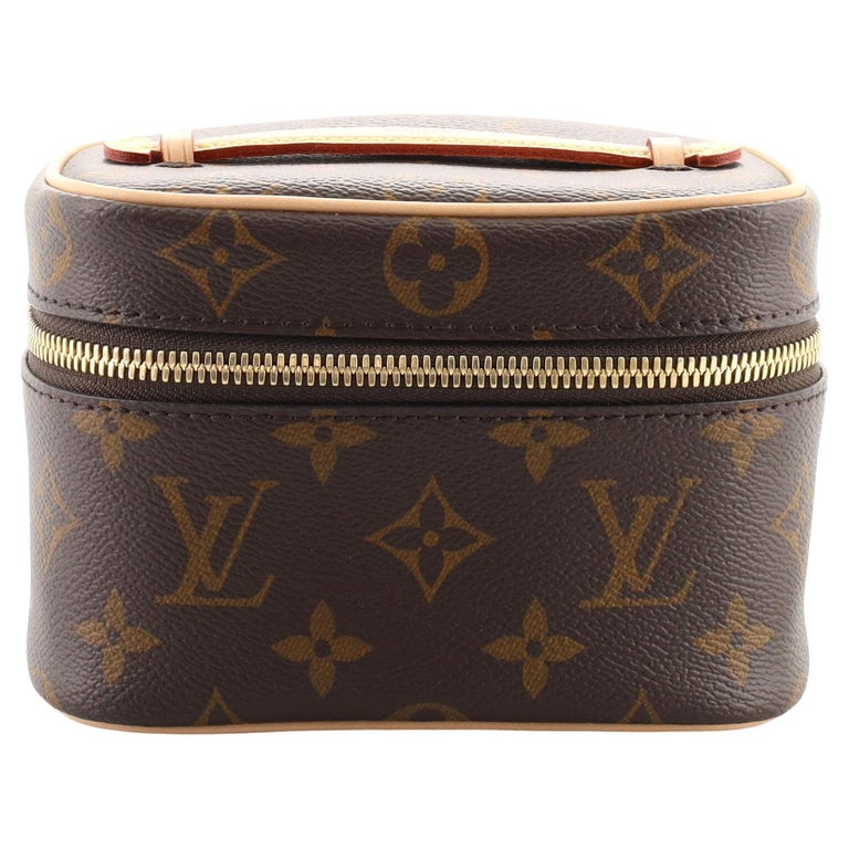 Louis Vuitton Nice Vanity Case Bag In Brown Monogram Canvas