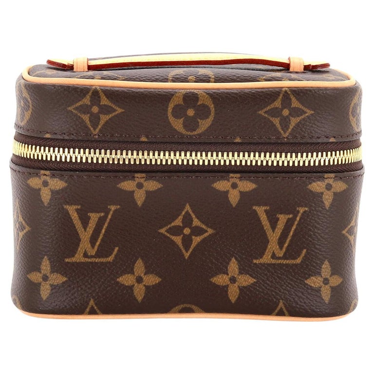 Louis Vuitton by The Pool Nice Bb Monogram Giant Canvas Vanity Case Brume
