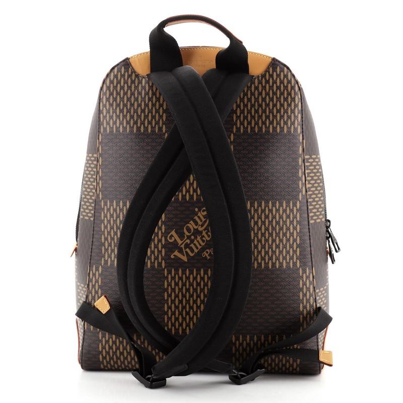 Louis Vuitton Nigo Campus Backpack Limited Edition Giant Damier and Monog In Good Condition In NY, NY