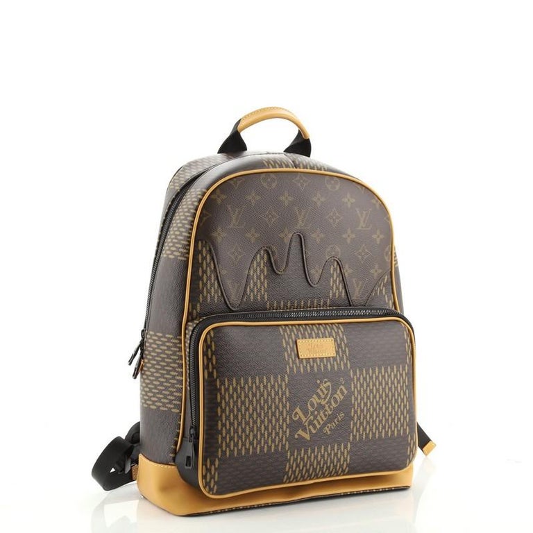 Louis Vuitton Nigo Campus Backpack Limited Edition Giant Damier and  Monogram Canvas Brown 18859035