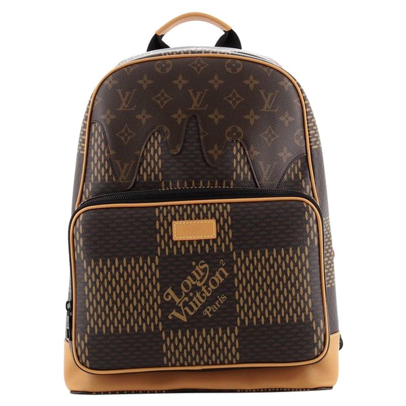 Louis Vuitton Nigo Campus Backpack Limited Edition Giant Damier and Monogram