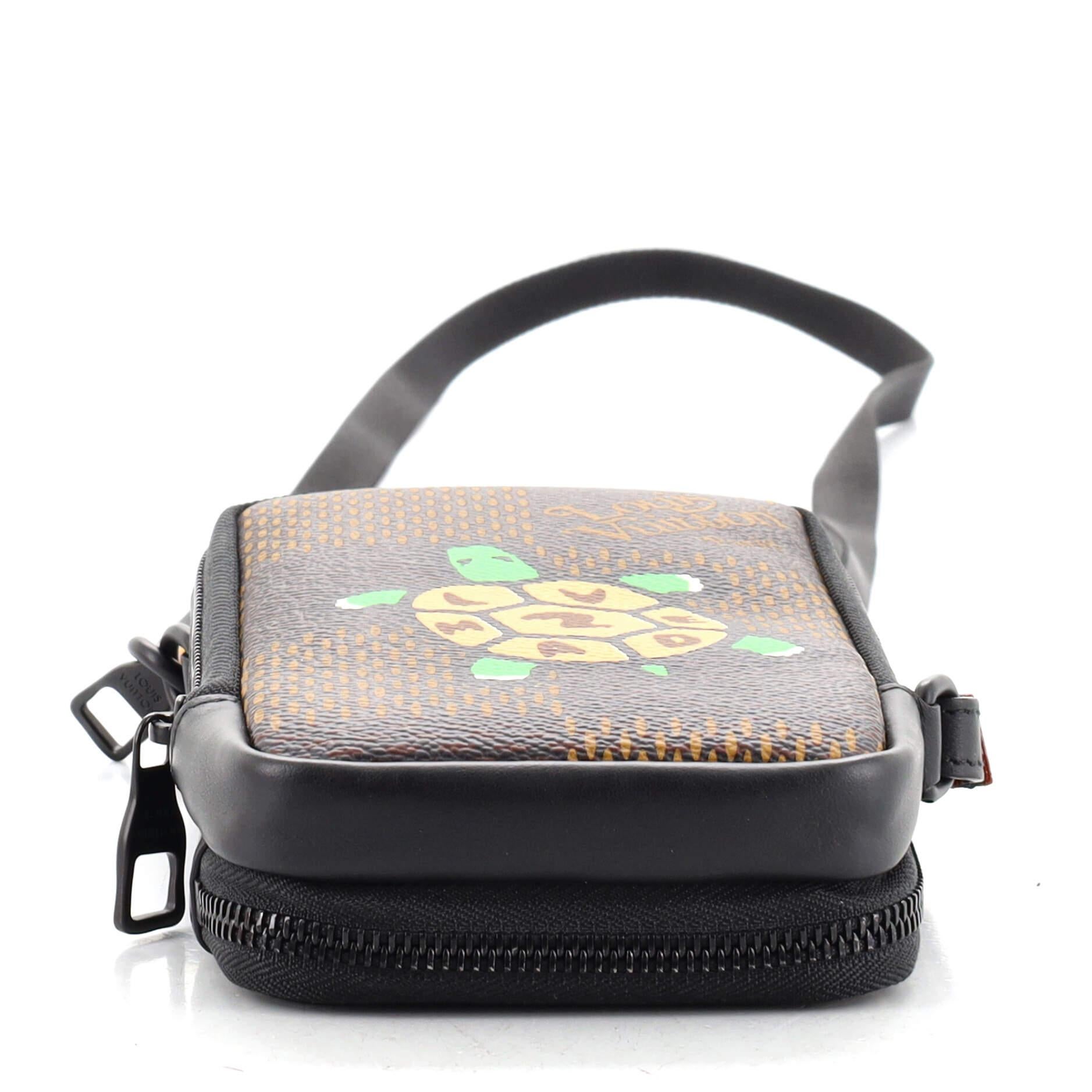 louis vuitton double phone pouch