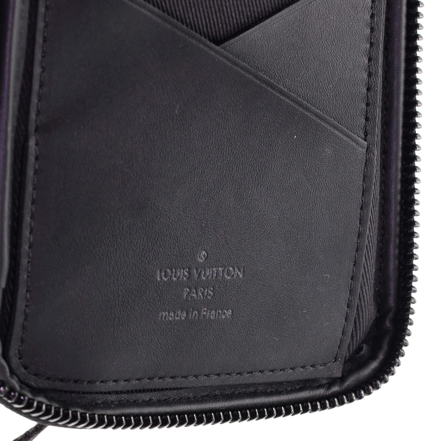 Louis Vuitton Nigo Double Phone Pouch Limited Edition Printed Giant Damier In Good Condition In NY, NY