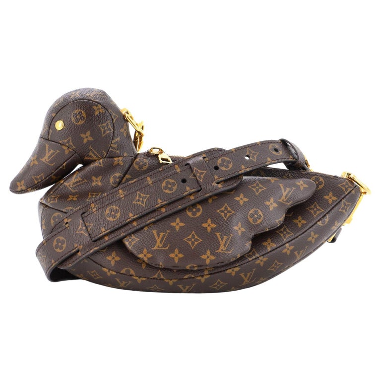 Louis Vuitton Brown LV x Nigo Duck Coin Pouch