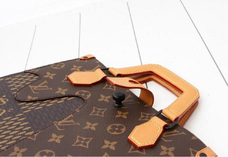 Louis Vuitton Nigo Giant Damier Mino Tote with Strap Nano Sac Bag 861880