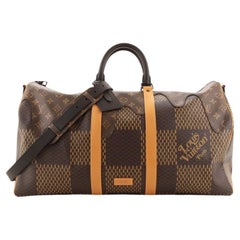 Louis Vuitton Nigo Keepall Bandouliere Bag Limited Edition Giant Damier