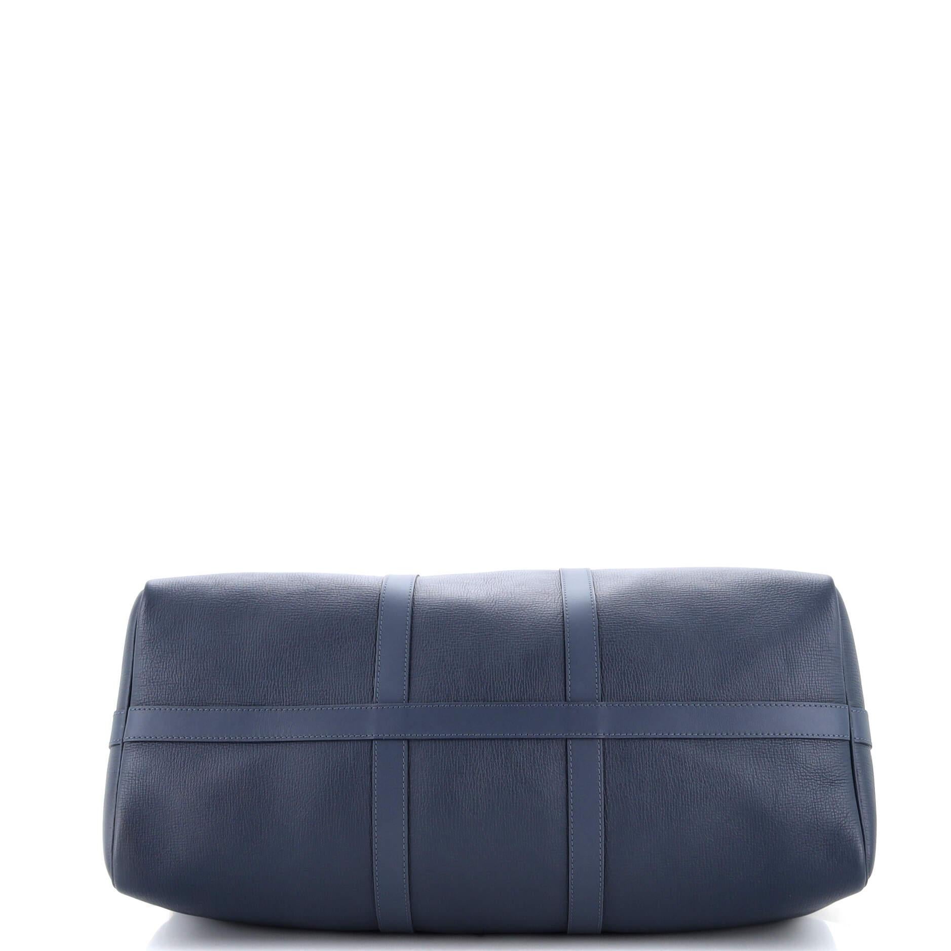 Women's Louis Vuitton Nigo Keepall Bandouliere Bag Monogram Denim and Taurillon Leather  For Sale