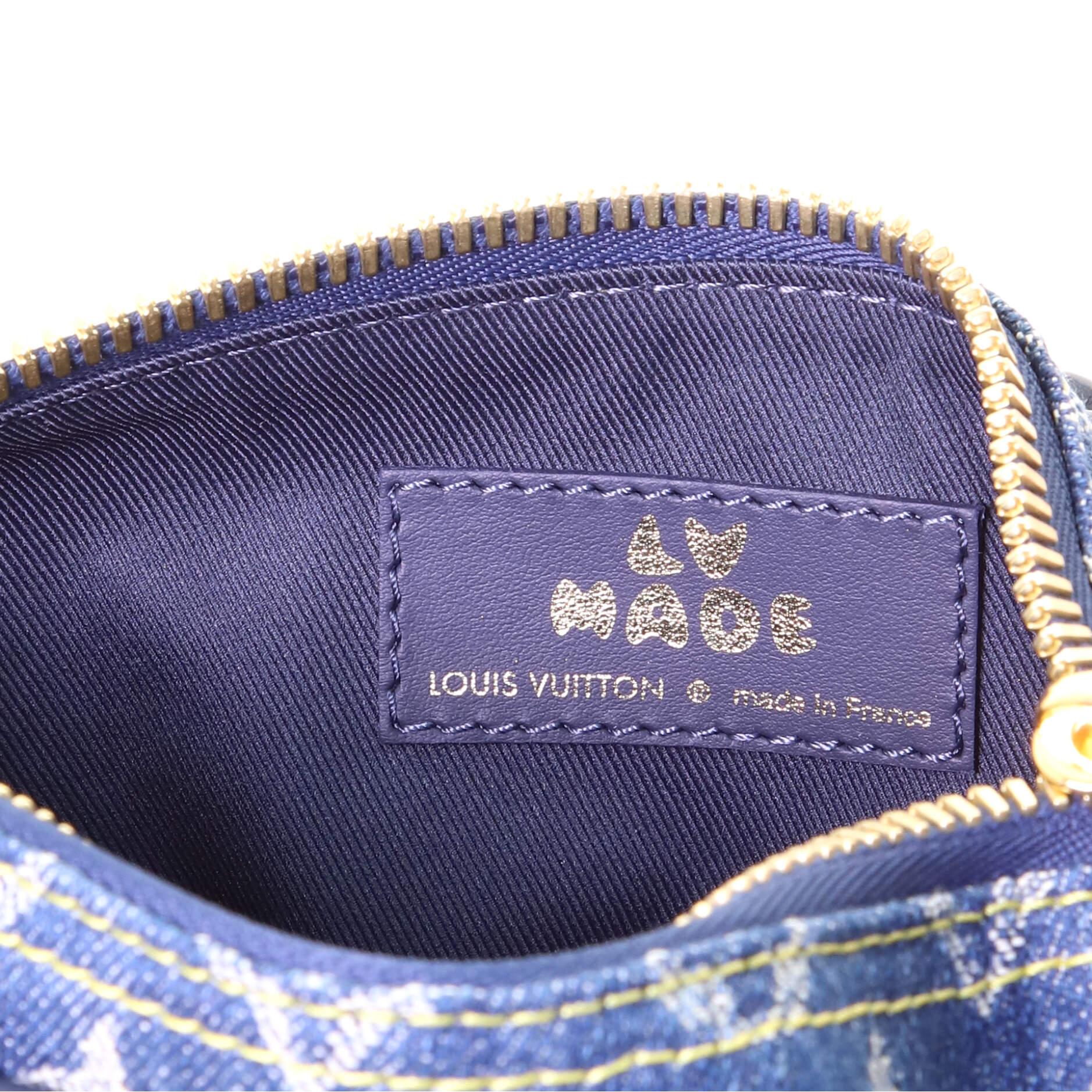 Louis Vuitton Nigo Keepall - Sac Bandoulière Monogramme en denim et cuir Taurillon 2