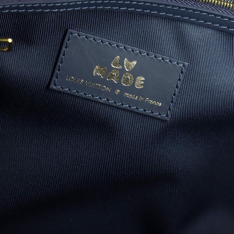 Louis Vuitton Nigo Keepall Bandouliere Bag Monogram Denim And