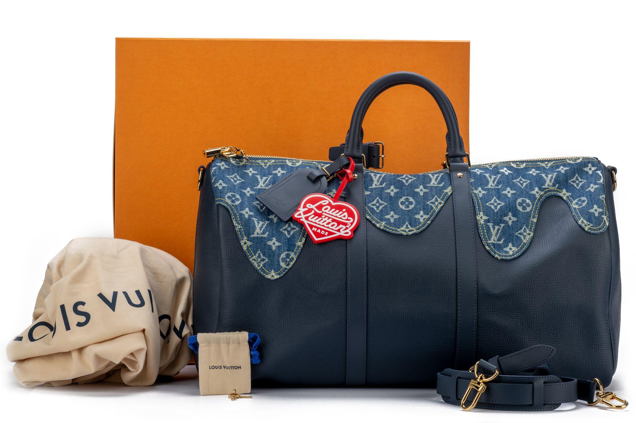 Louis Vuitton Nigo Keepall Bandouliere For Sale 9