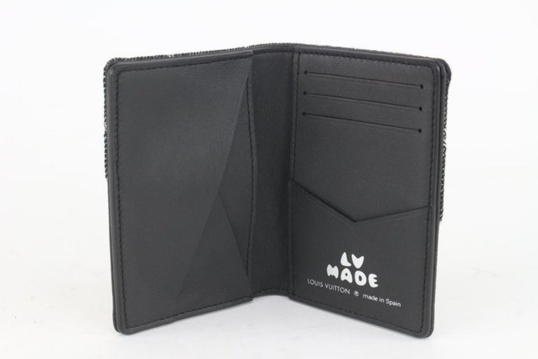 Louis Vuitton Nigo LV Made Black Monogram Denim Pocket Organizer Card  Wallet 111 at 1stDibs