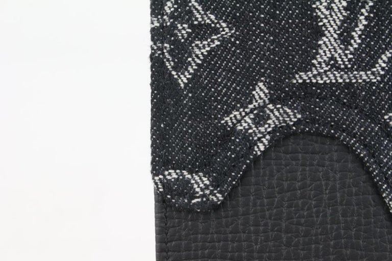 Louis Vuitton Nigo LV Made Black Monogram Denim Pocket Organizer Card  Wallet 111 at 1stDibs