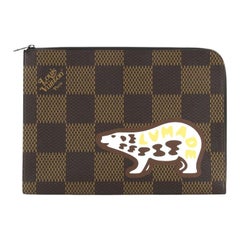 Louis Vuitton Nigo Pochette Jour Limited Edition Printed Giant Damier GM