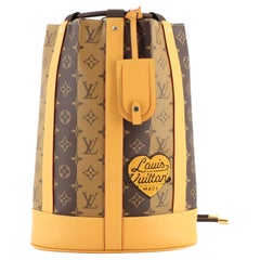 Louis Vuitton Limited Grey Titanium Backpack PM 20LK69S For Sale at 1stDibs