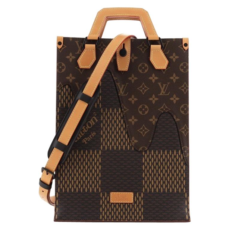 Louis Vuitton Nigo Sac Plat Handbag Limited Edition Giant Damier and Monogram