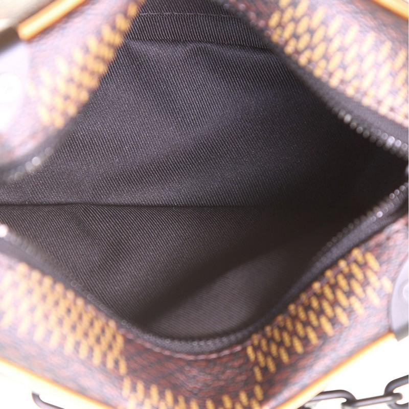 Black Louis Vuitton Nigo Soft Trunk Bag Limited Edition Giant Damier and Monogr