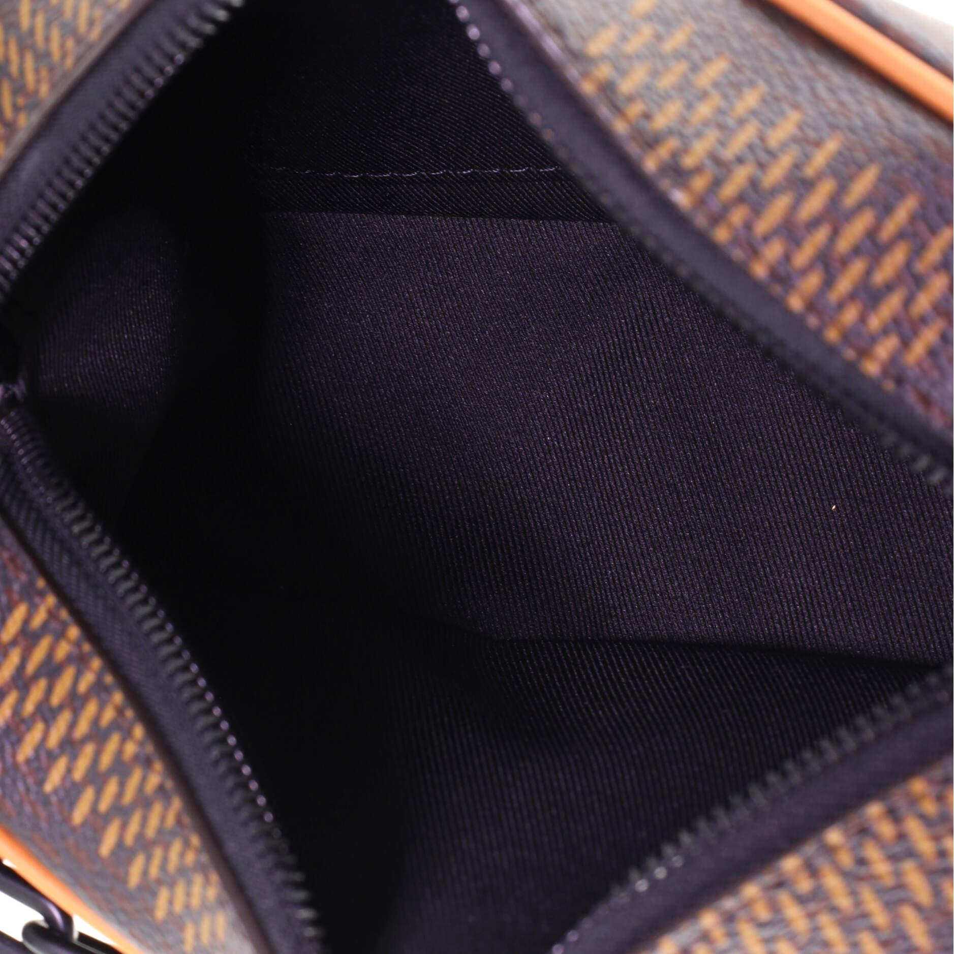 Black Louis Vuitton Nigo Soft Trunk Bag Limited Edition Giant Damier and Monogram
