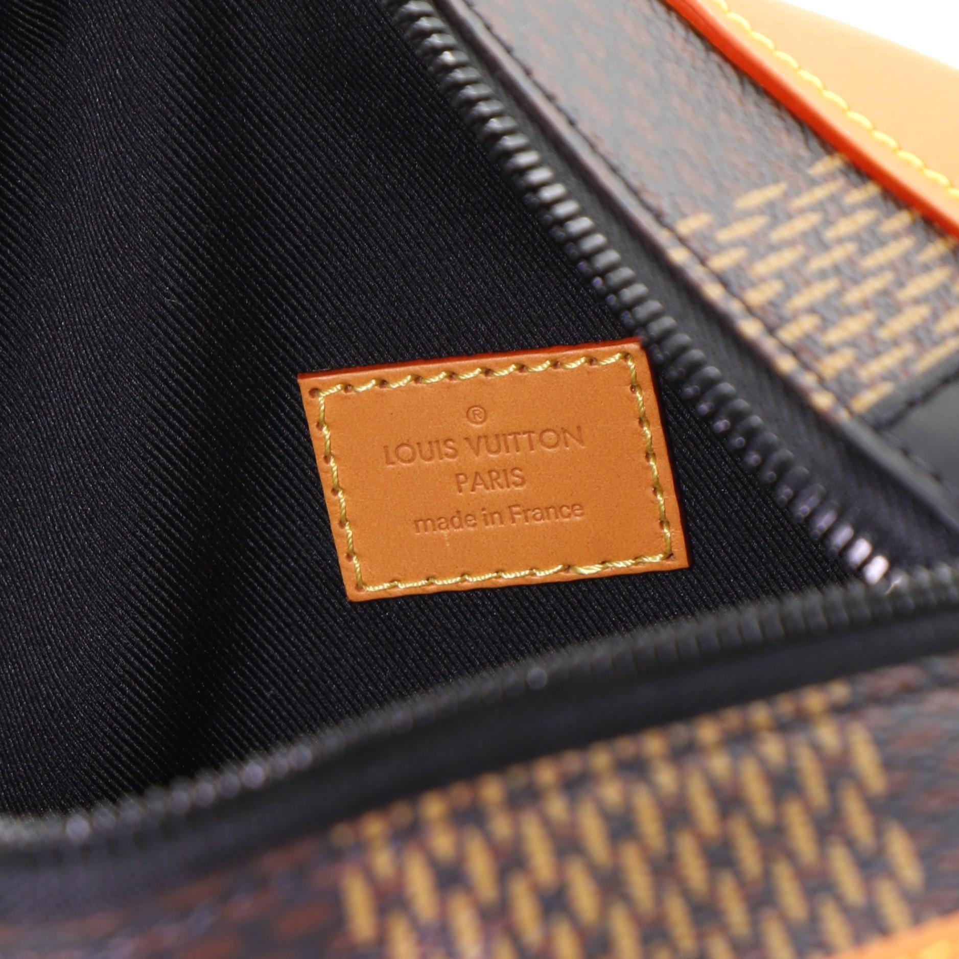 Black Louis Vuitton Nigo Soft Trunk Bag Limited Edition Giant Damier and Monogram 