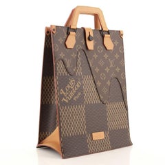 Louis Vuitton Nigo Tote Limited Edition Giant Damier and Monogram Canvas