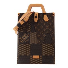 Louis Vuitton Nigo Tote Limited Edition Giant Damier and Monogram Canvas 