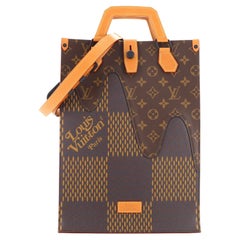 Louis Vuitton Nigo Tote Limited Edition Giant Damier and Monogram Canvas 