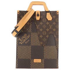 Louis Vuitton Nigo Tote Limited Edition Giant Damier and Monogram Canvas Mini