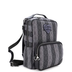 Louis Vuitton Nigo Utilitary Backpack Limited Edition Stripes Monogram Eclipse