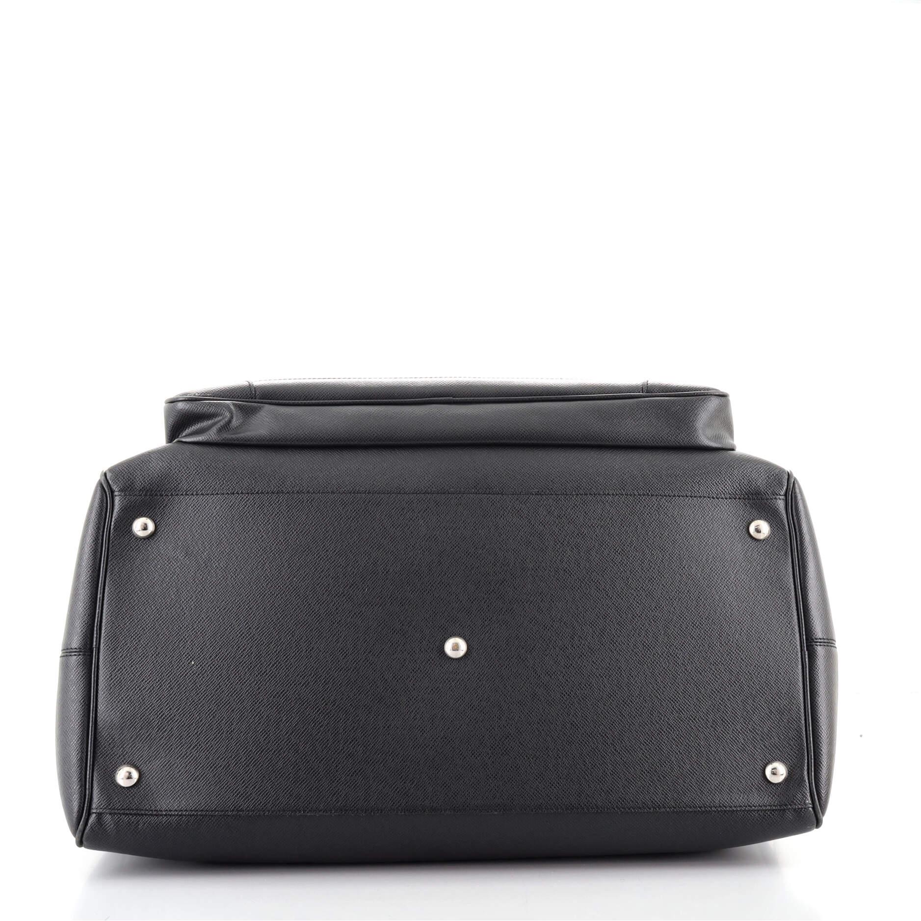 Women's or Men's Louis Vuitton Nikolai Duffle Bag Taiga Leather