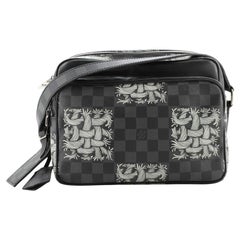 Louis Vuitton Nil Messenger Bag Limited Edition Nemeth Damier Graphite 28