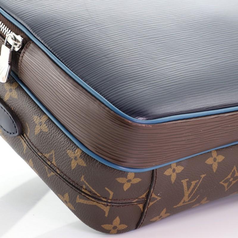 Louis Vuitton Nil Slim Messenger Bag Epi Leather with Monogram Canvas PM 1
