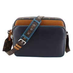 Louis Vuitton Nil Slim Messenger Bag Epi Leather With Monogram Canvas PM 