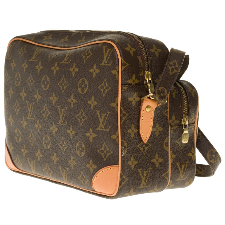 Louis Vuitton Nile MM Brown Monogram Unisex Crossbody Bag 