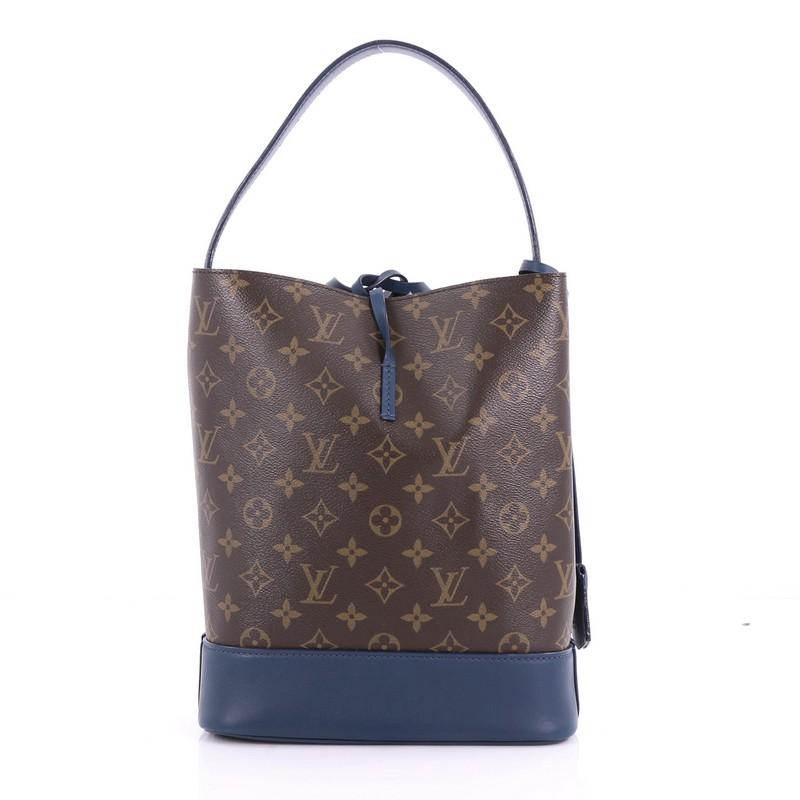 Women's or Men's Louis Vuitton NN14 Idole Bucket Bag Monogram Canvas and Leather GM