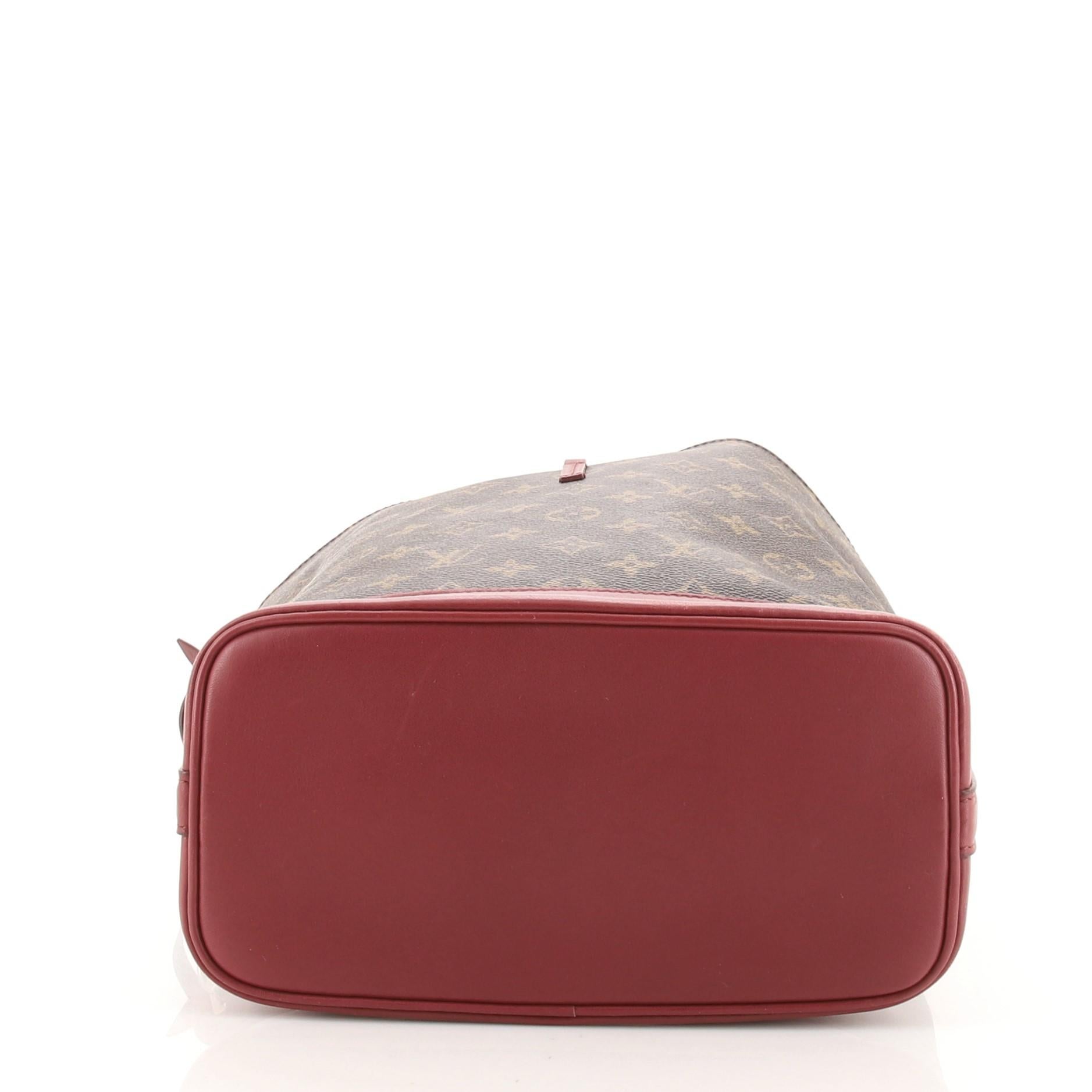 Louis Vuitton NN14 Idole Bucket Bag Monogramm Segeltuch und Leder GM für Damen oder Herren