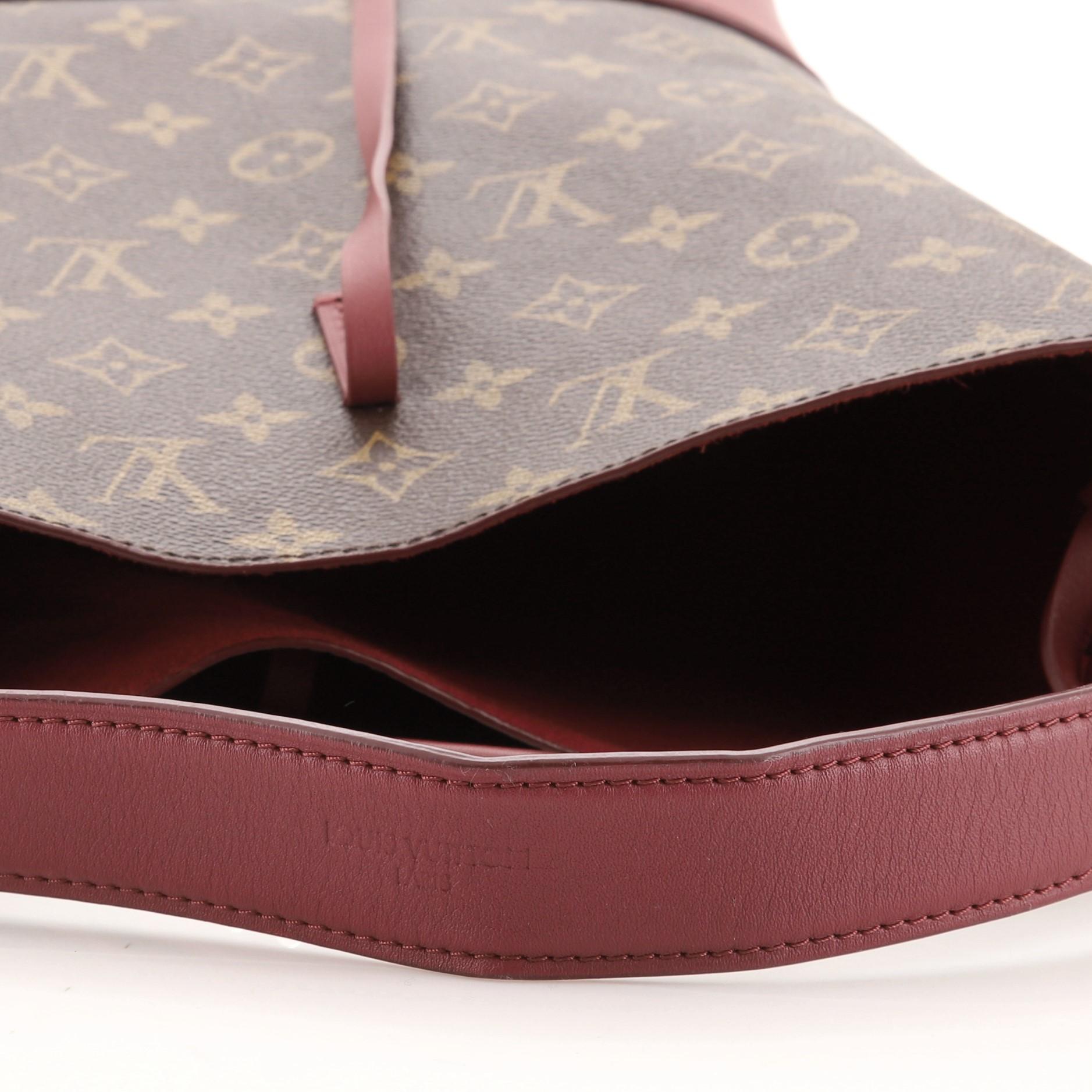 Louis Vuitton NN14 Idole Bucket Bag Monogramm Segeltuch und Leder GM 3