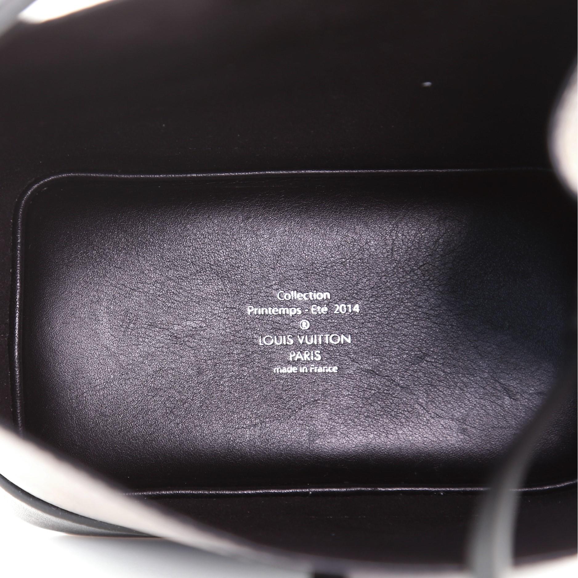 Black Louis Vuitton NN14 Idole Bucket Bag Monogram Canvas and Leather PM