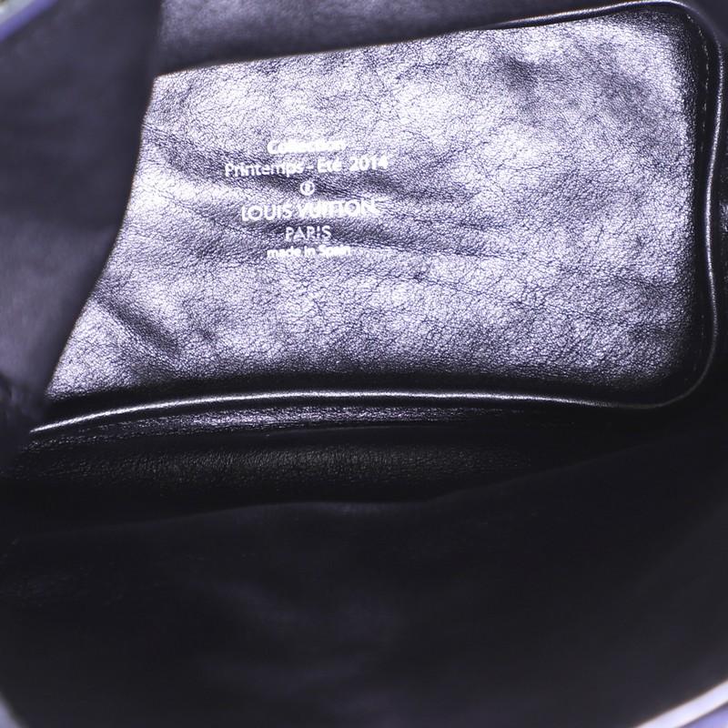 Black Louis Vuitton NN14 Spotlight Bucket Bag Sequin Graffiti Monogram Nylon PM