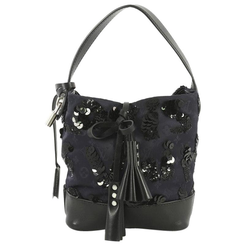 Louis Vuitton NN14 Spotlight Bucket Bag Sequin Graffiti Monogram Nylon PM
