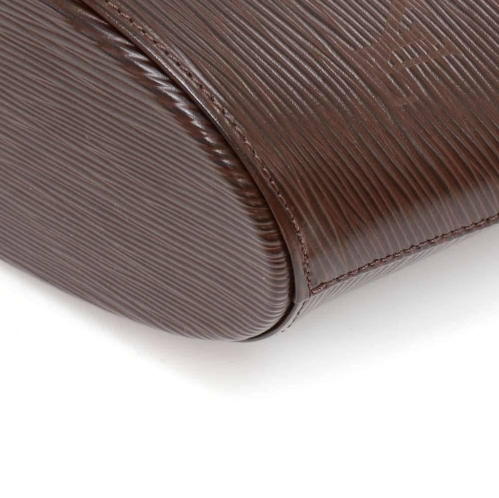 Louis Vuitton Noctambule Dark Brown Epi Leather Hand Bag 2